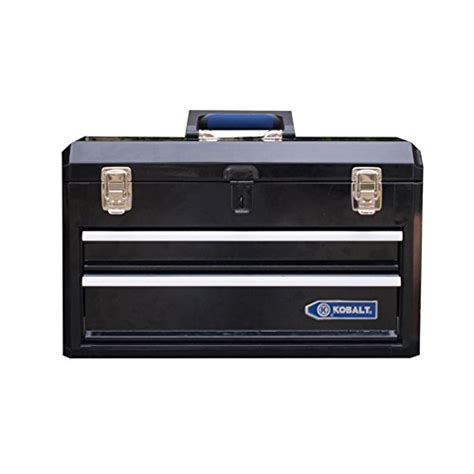 kobalt portable 20.6 in black steel lockable tool box|kobalt 20.6 tool box.